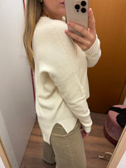 Maglia scollo V over Kontatto