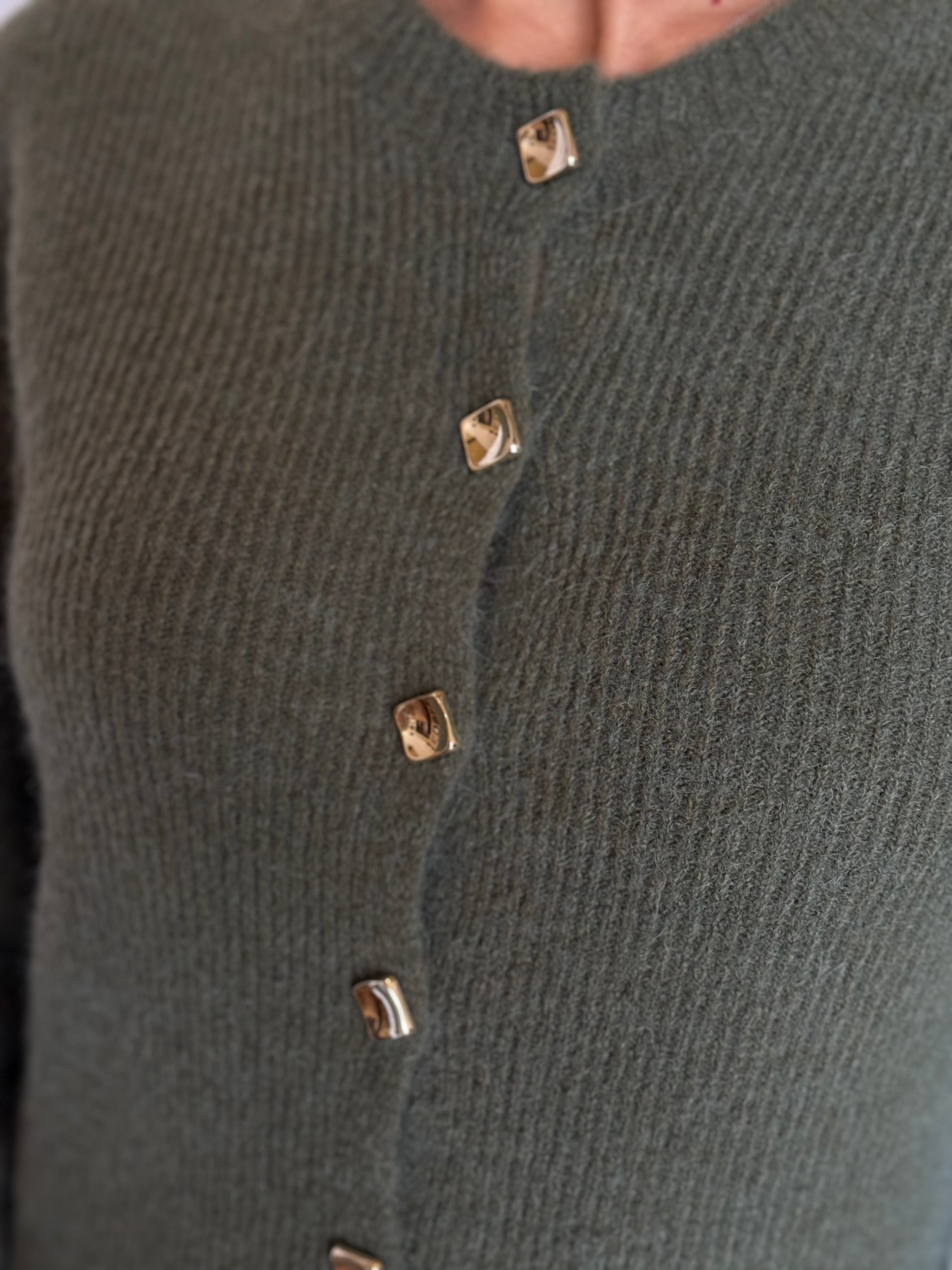 Cardigan kid mohair Kontatto