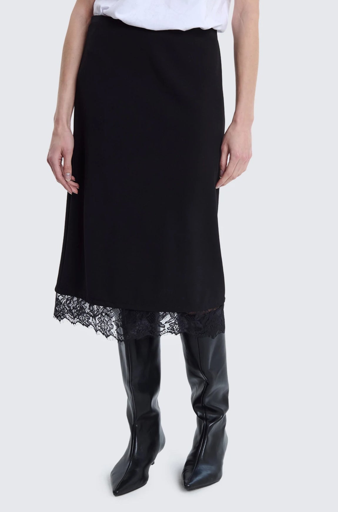 Gonna inserto pizzo Two way