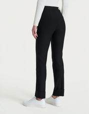 Pantalone slim dritto con risvolto Ragno