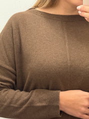 Maglia over misto lana & cashmere