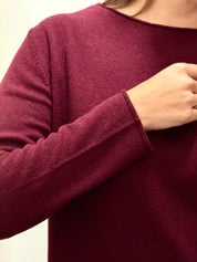 Girocollo misto lana cashmere