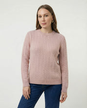 Maglione a trecce 100% cotone