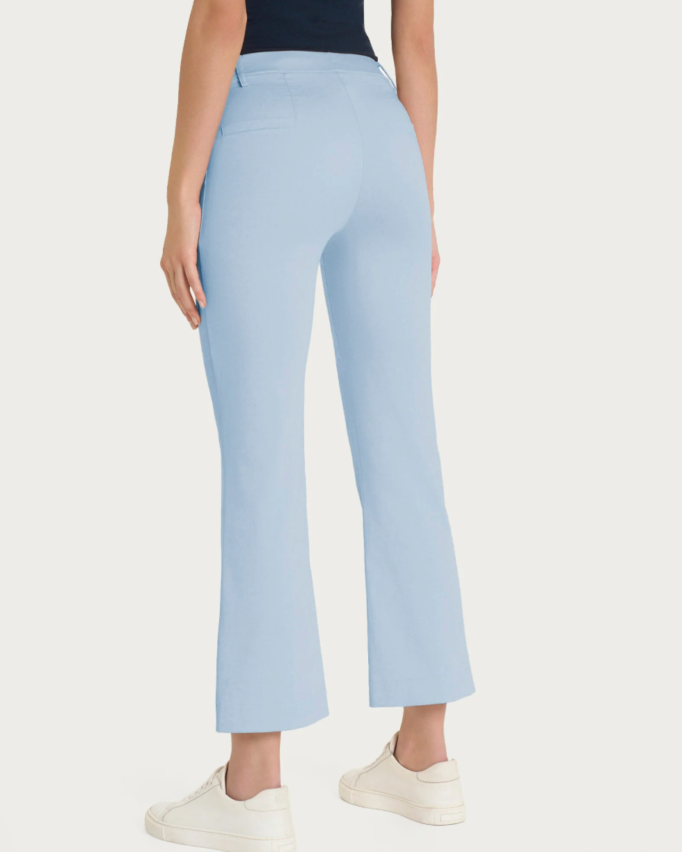 Pantalone flare alla caviglia dusty blue Ragno