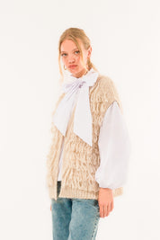 Gilet punto pannocchia Kontatto