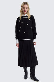 Gonna midi pieghe Two Way