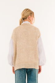 Gilet punto pannocchia Kontatto