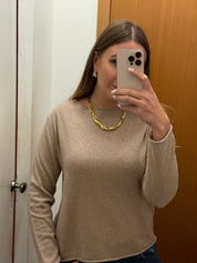 Girocollo misto lana cashmere