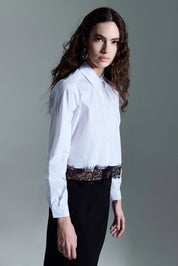 Camicia inserto pizzo Two Way