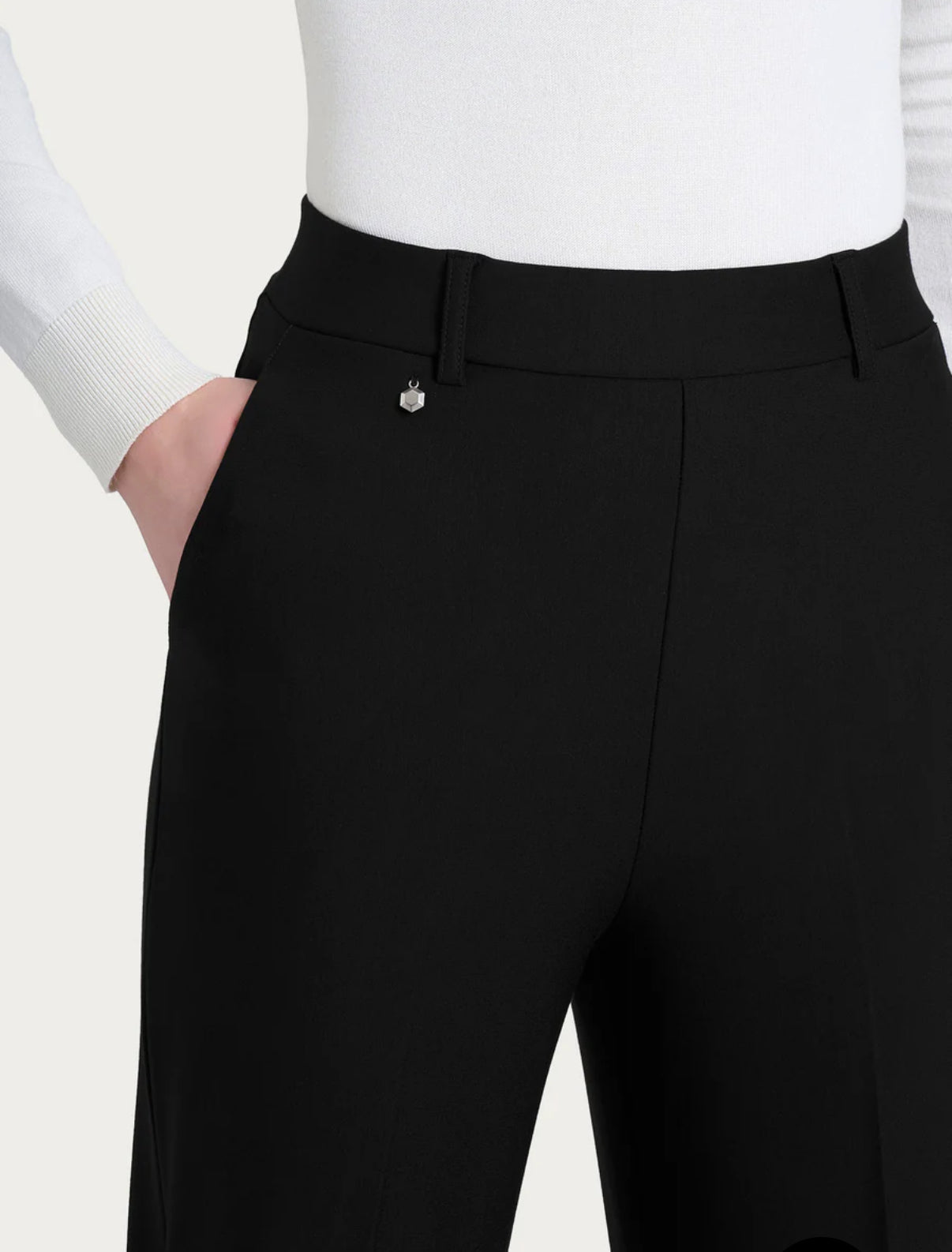 Pantalone wide leg con tasche Ragno