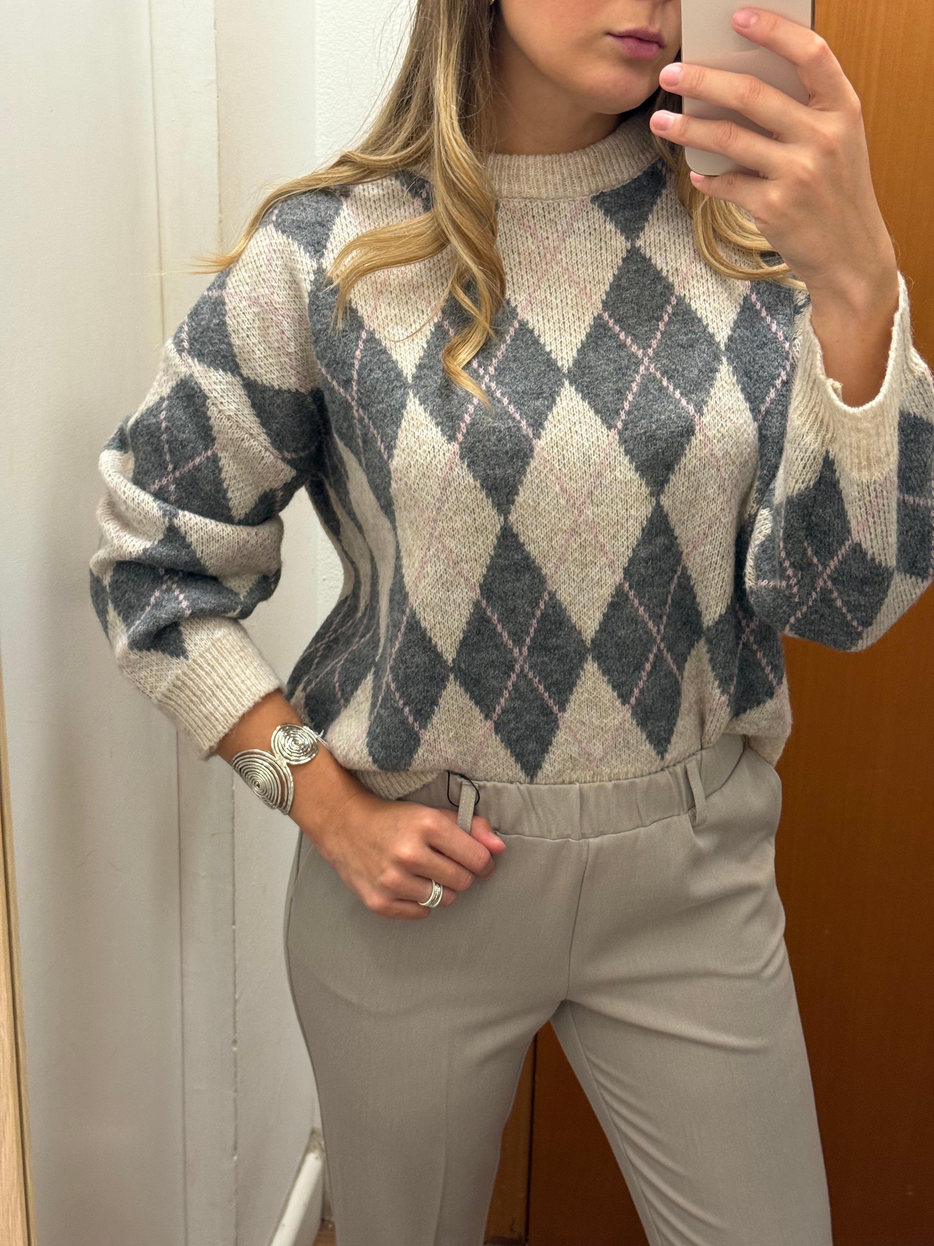 Girocollo rombi Kontatto