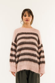 Girocollo over a righe Kontatto