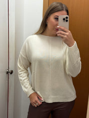 Maglia over misto lana & cashmere