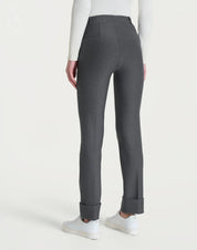 Pantalone slim dritto con risvolto Ragno