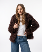 Giacca reversibile Maya – effetto suede e pelliccia