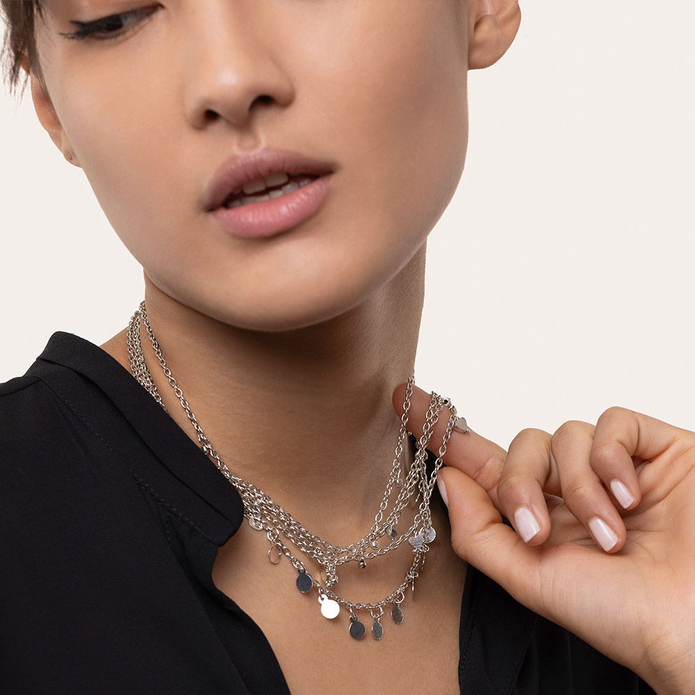 Collana mix catene VESTOPAZZO