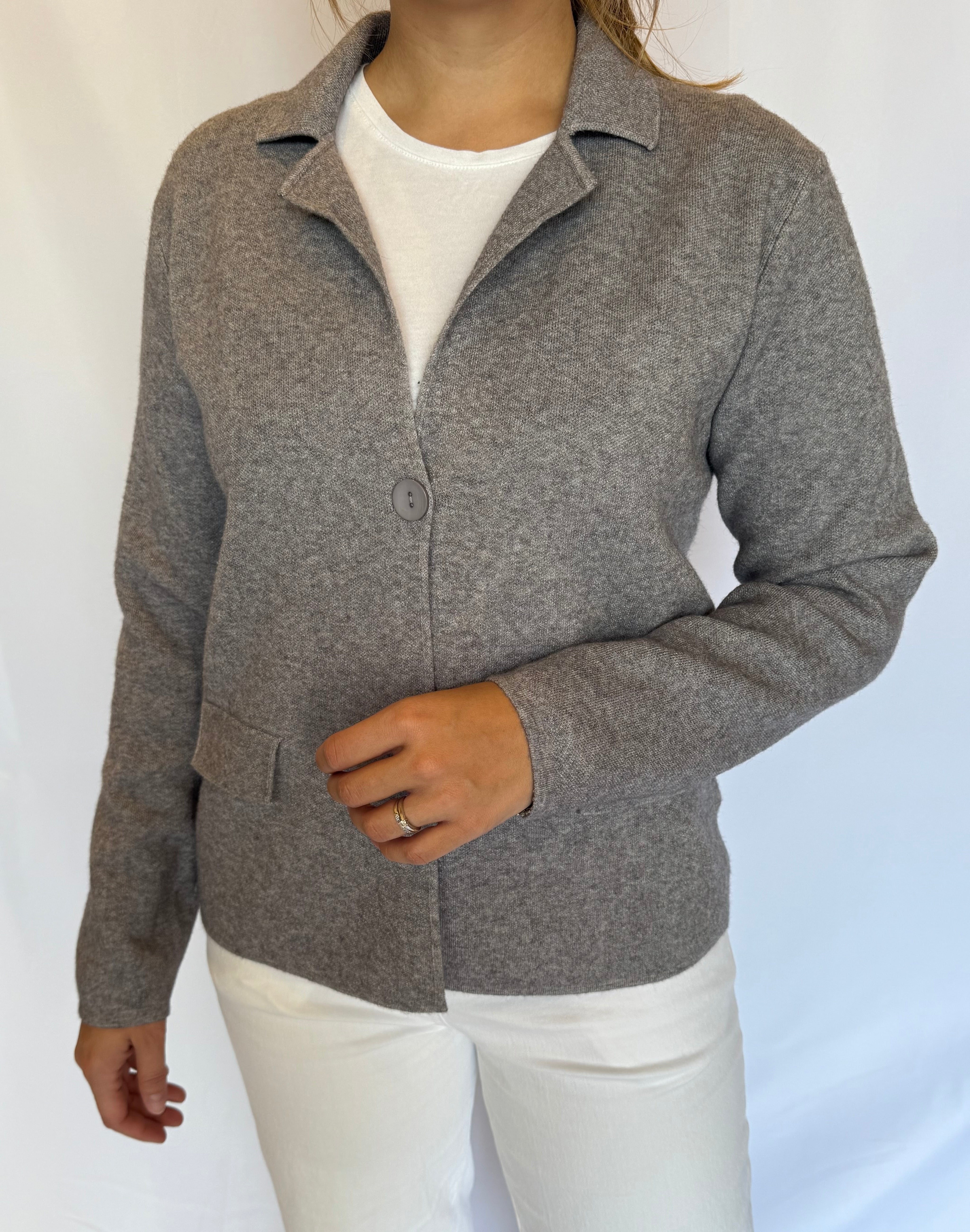 Giacca in maglia di viscosa Gioia