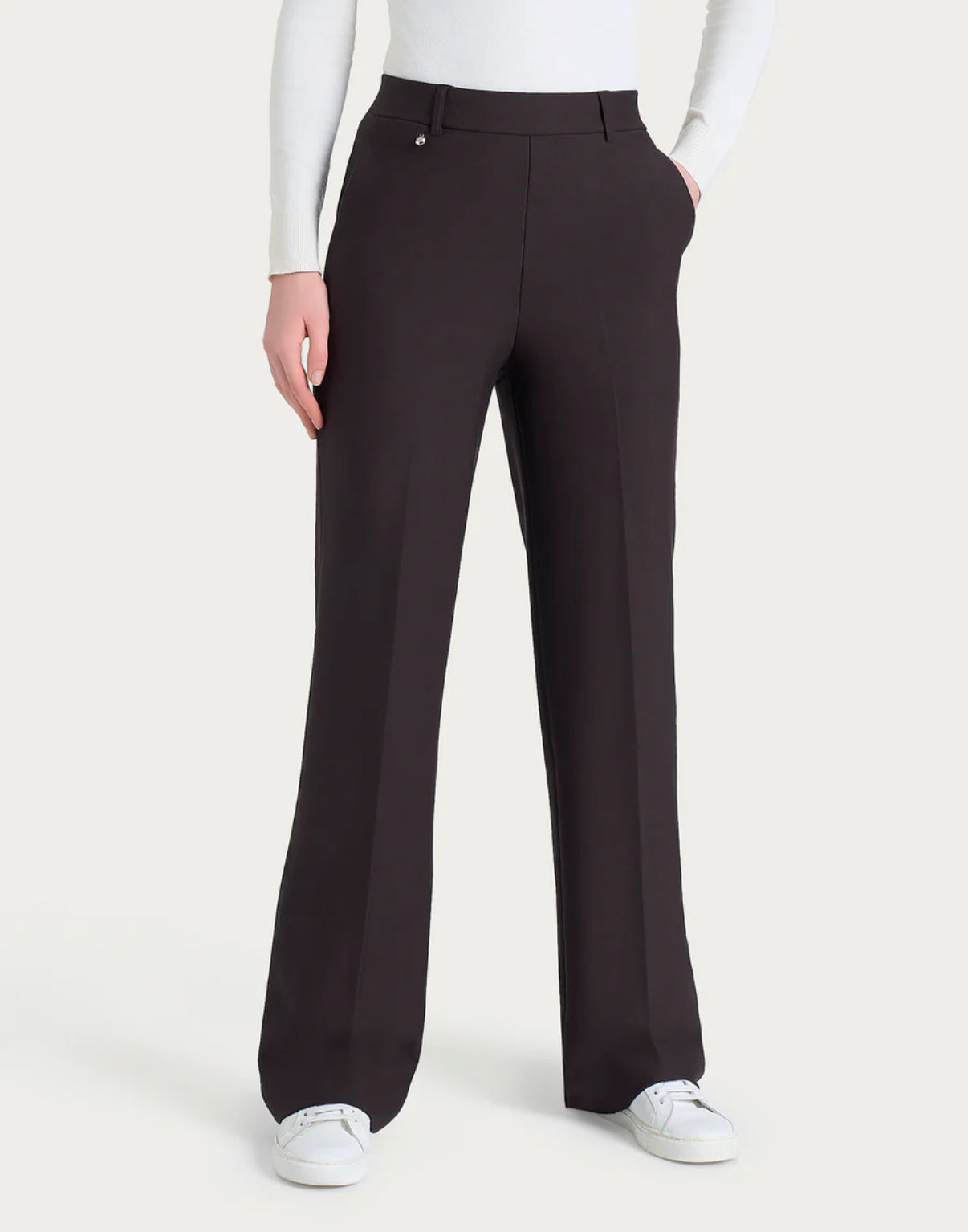 Pantalone wide leg con tasche Ragno