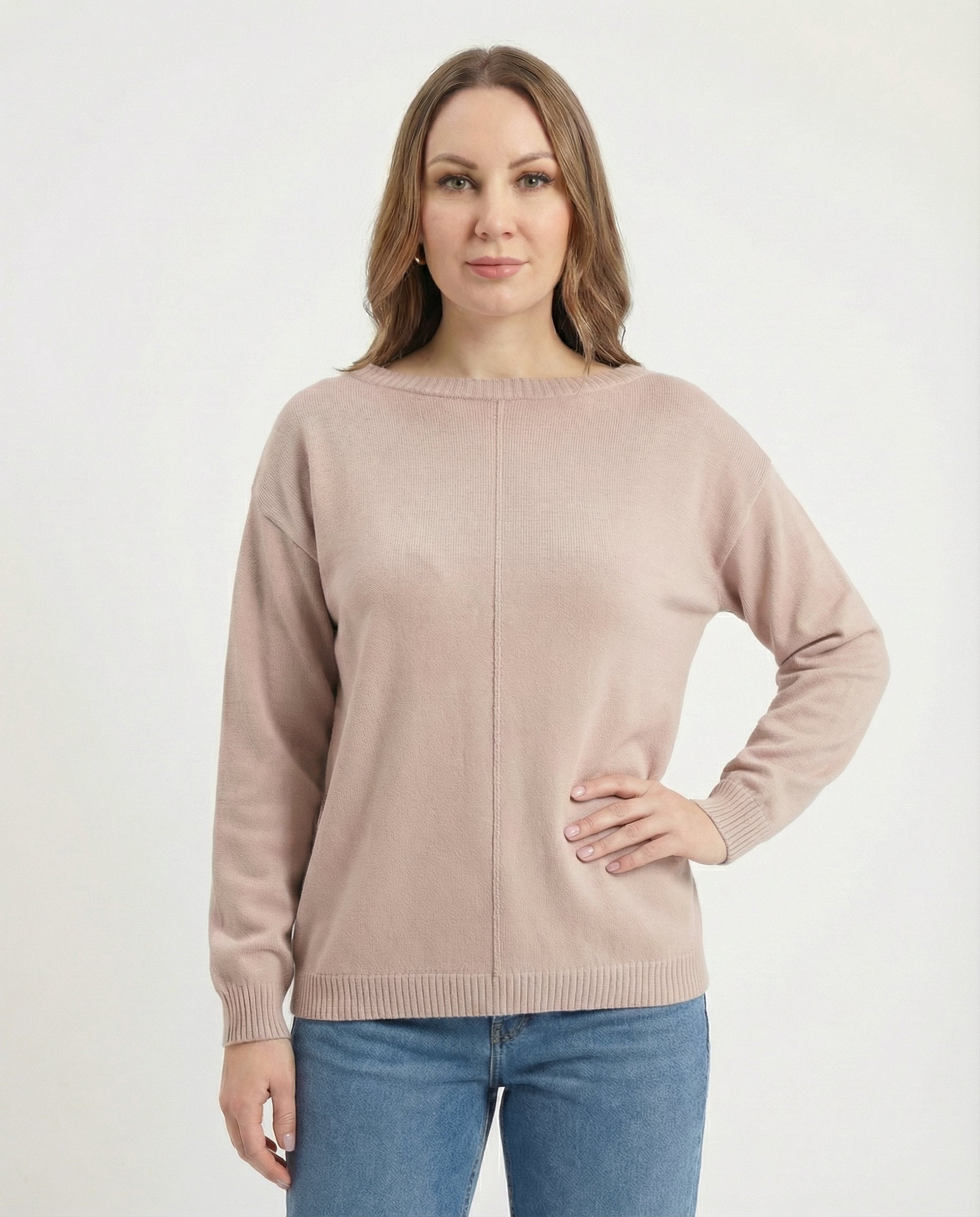 Maglia a girocollo 100% cotone