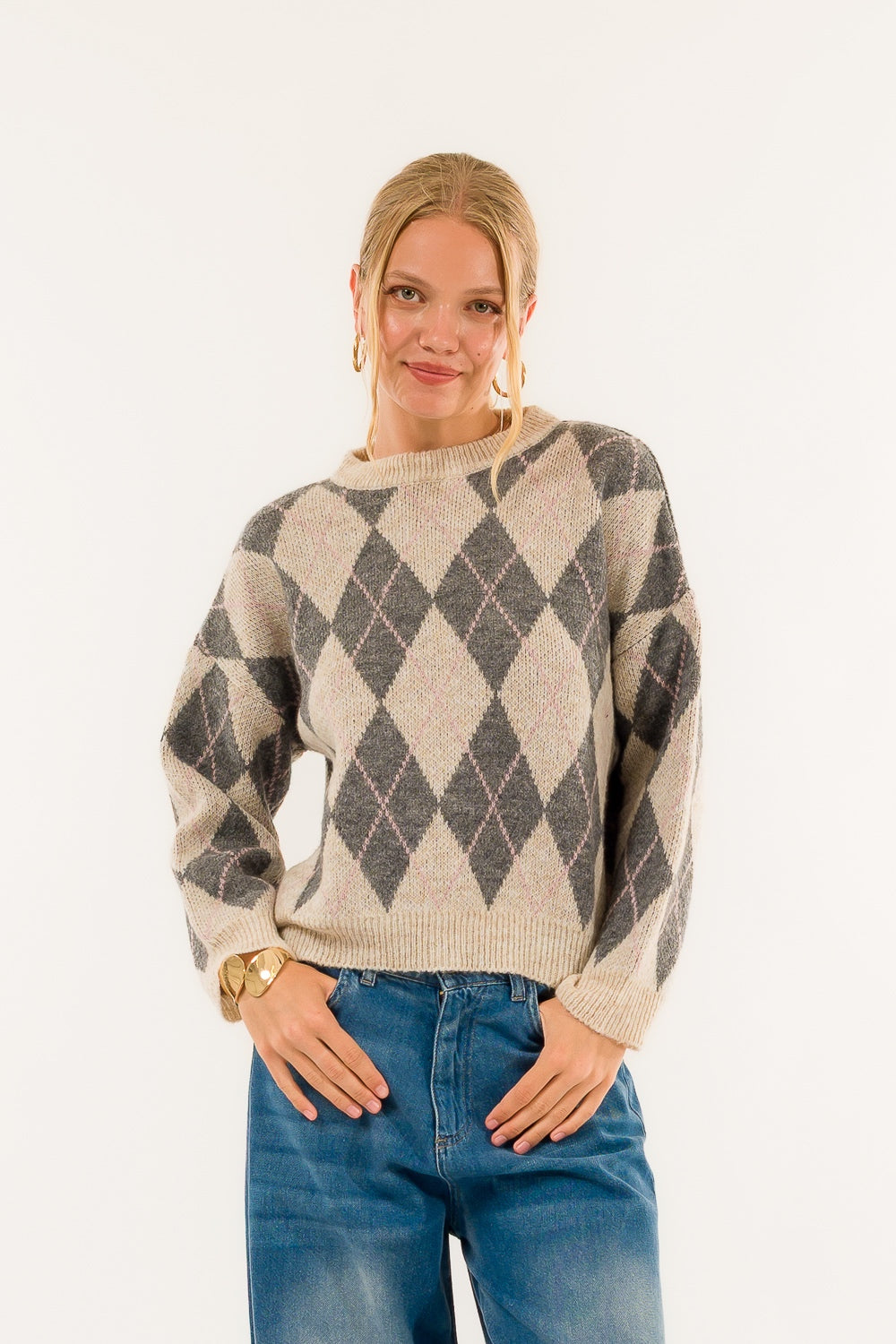 Girocollo rombi Kontatto