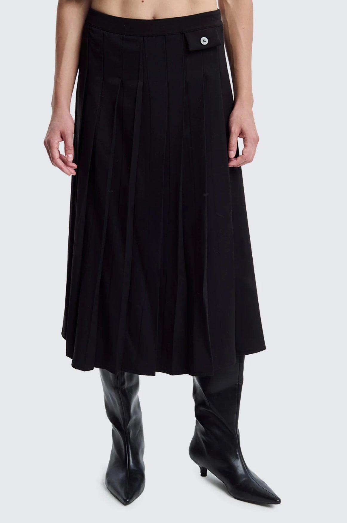 Gonna midi pieghe Two Way