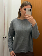 Maglia over misto lana & cashmere