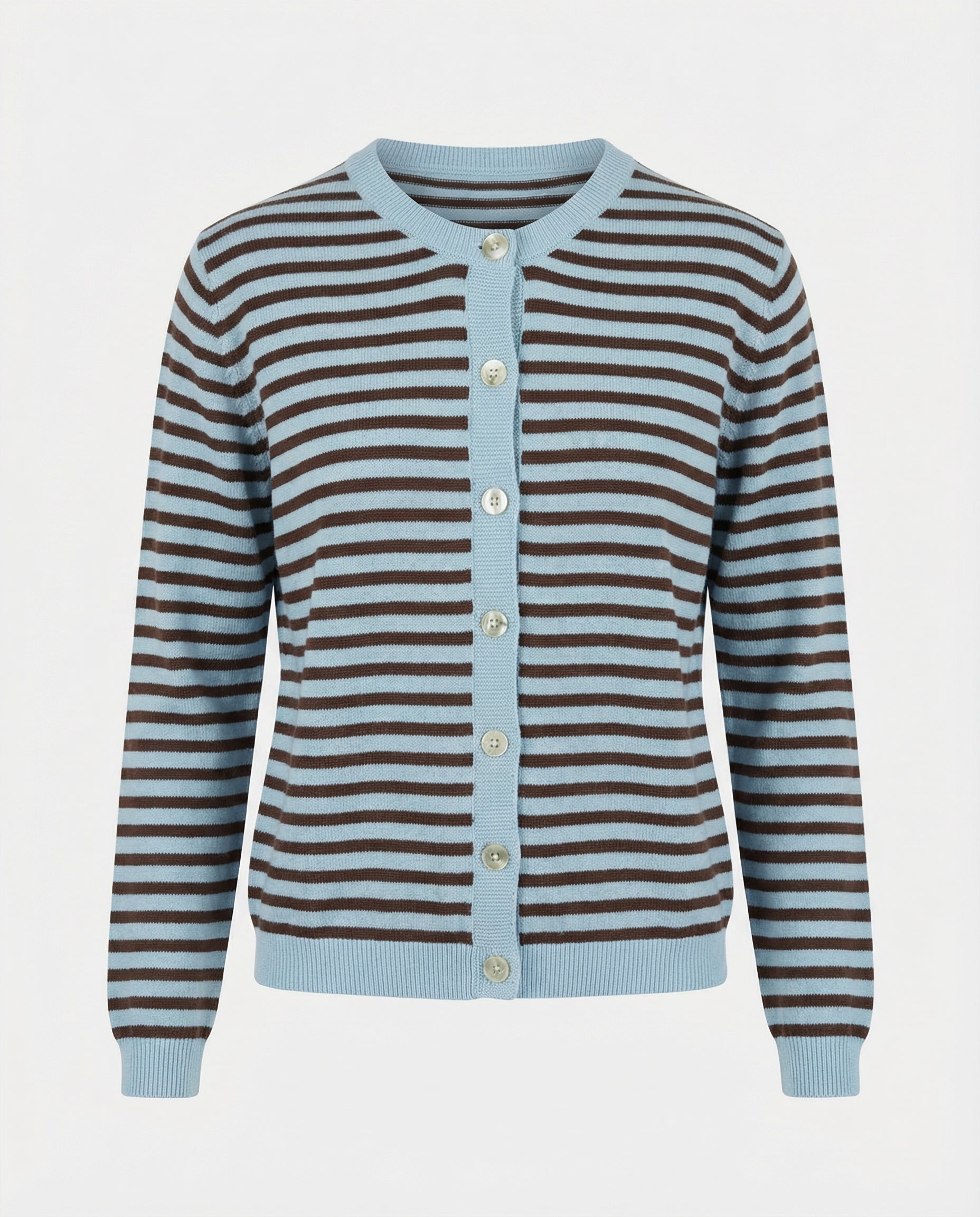 Cardigan a righe 100% cotone