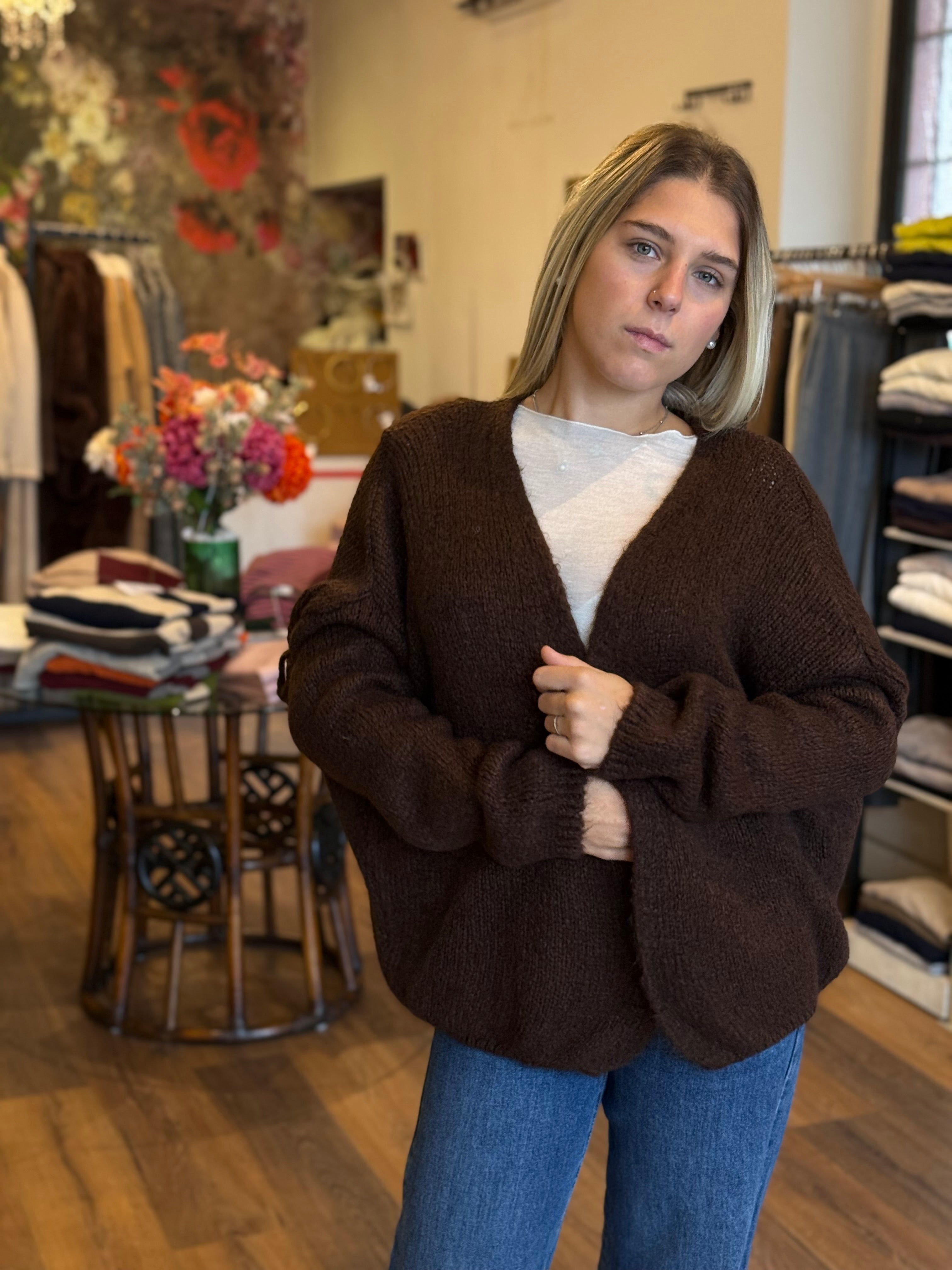 Cardigan con le frange Lokita