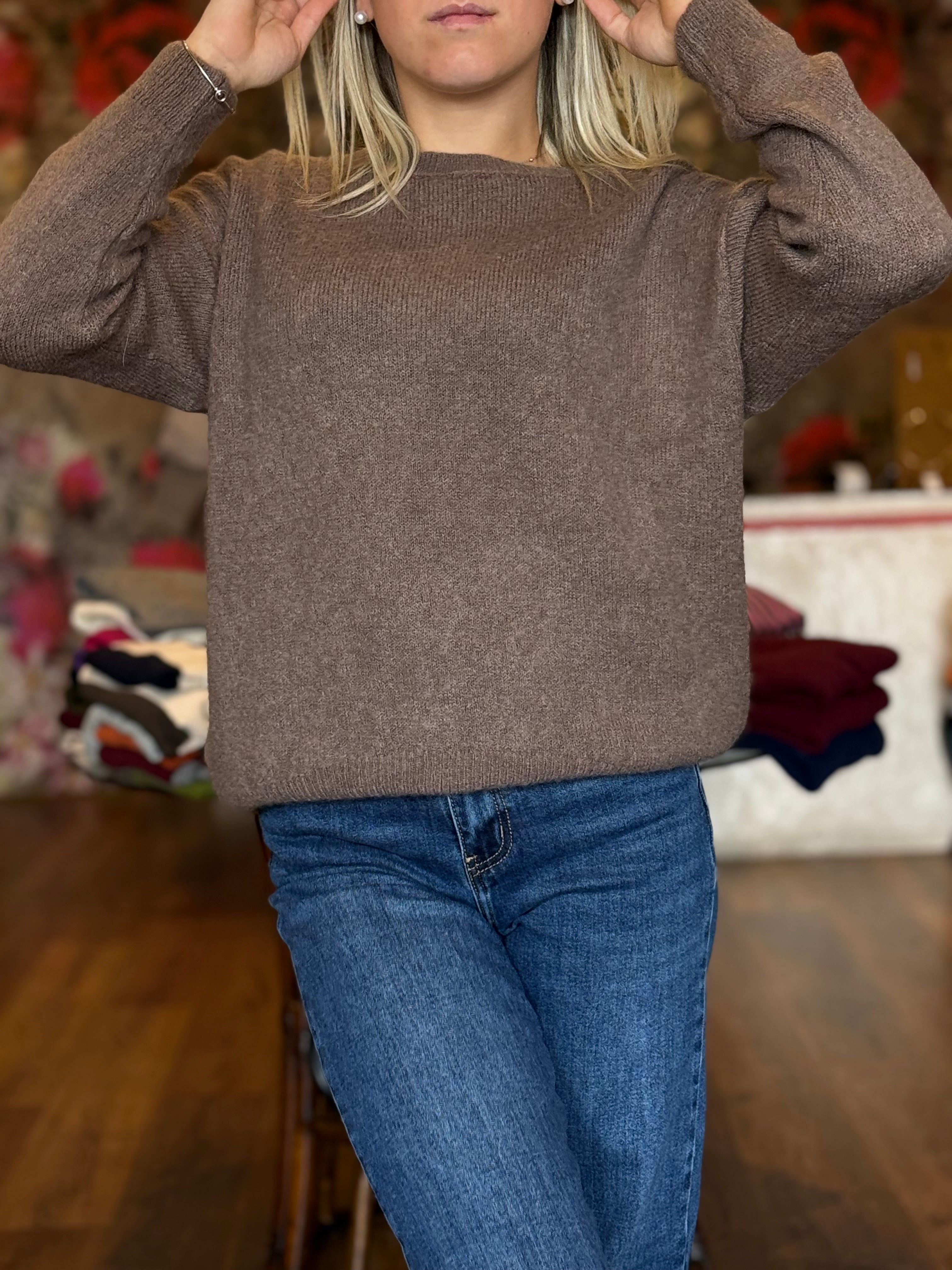 Maglia in kid mohair