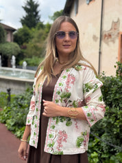 Kimono in mussola di cotone Wu Side