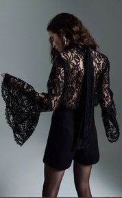 Camicia pizzo manica gale Two Way