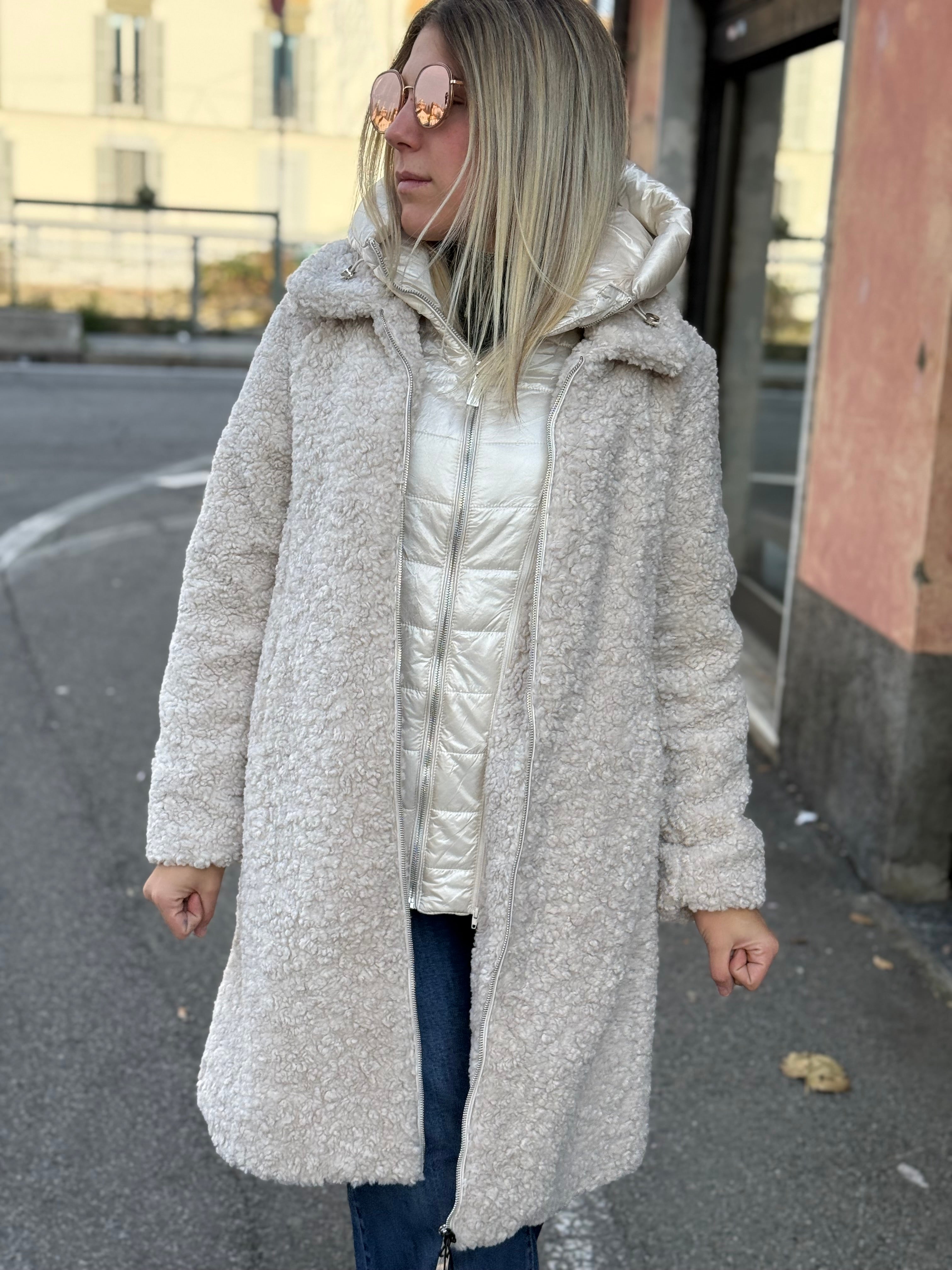 Teddy con interno trapuntato