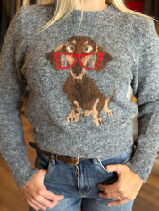 Maglia cagnolino misto lana e mohair Susy mix