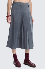 Gonna midi pieghe Two Way