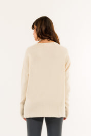 Maglia scollo V over Kontatto