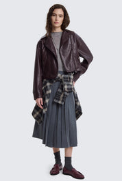 Gonna midi pieghe Two Way