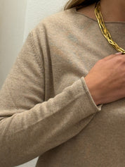 Girocollo misto lana cashmere