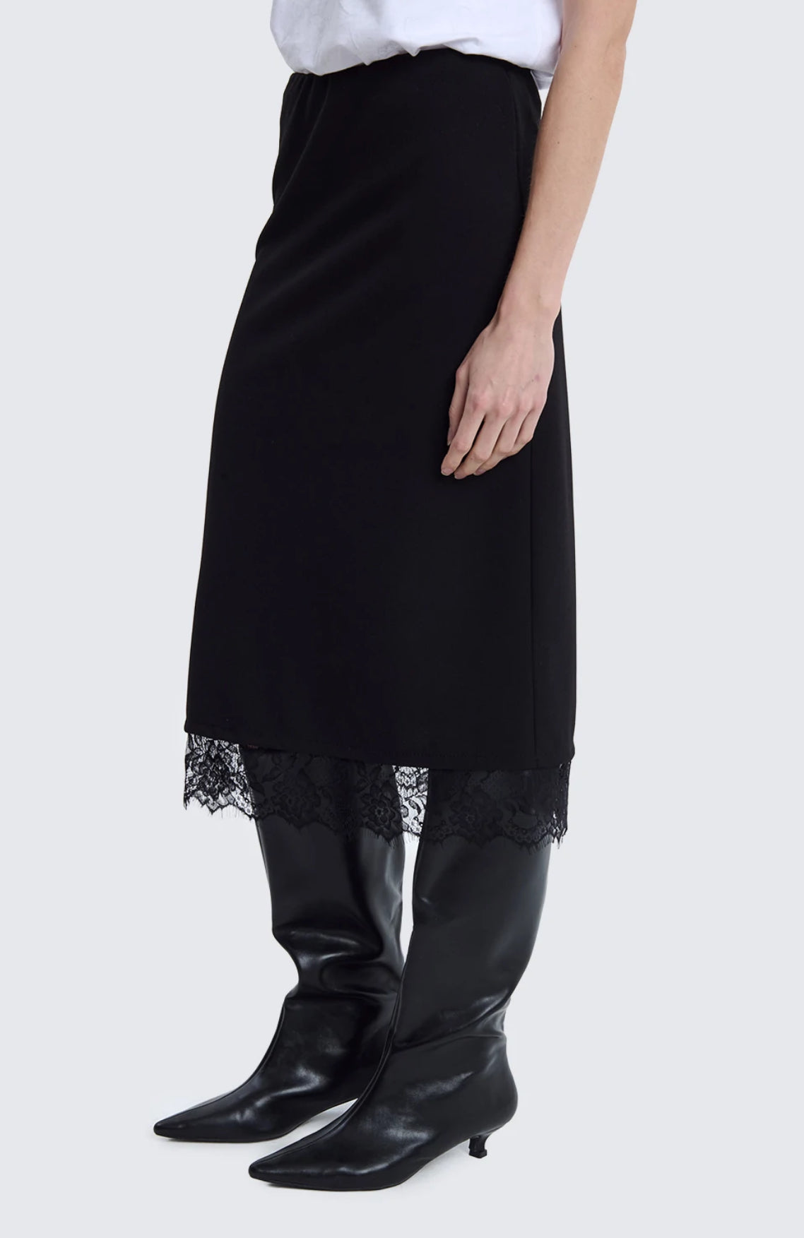 Gonna inserto pizzo Two way