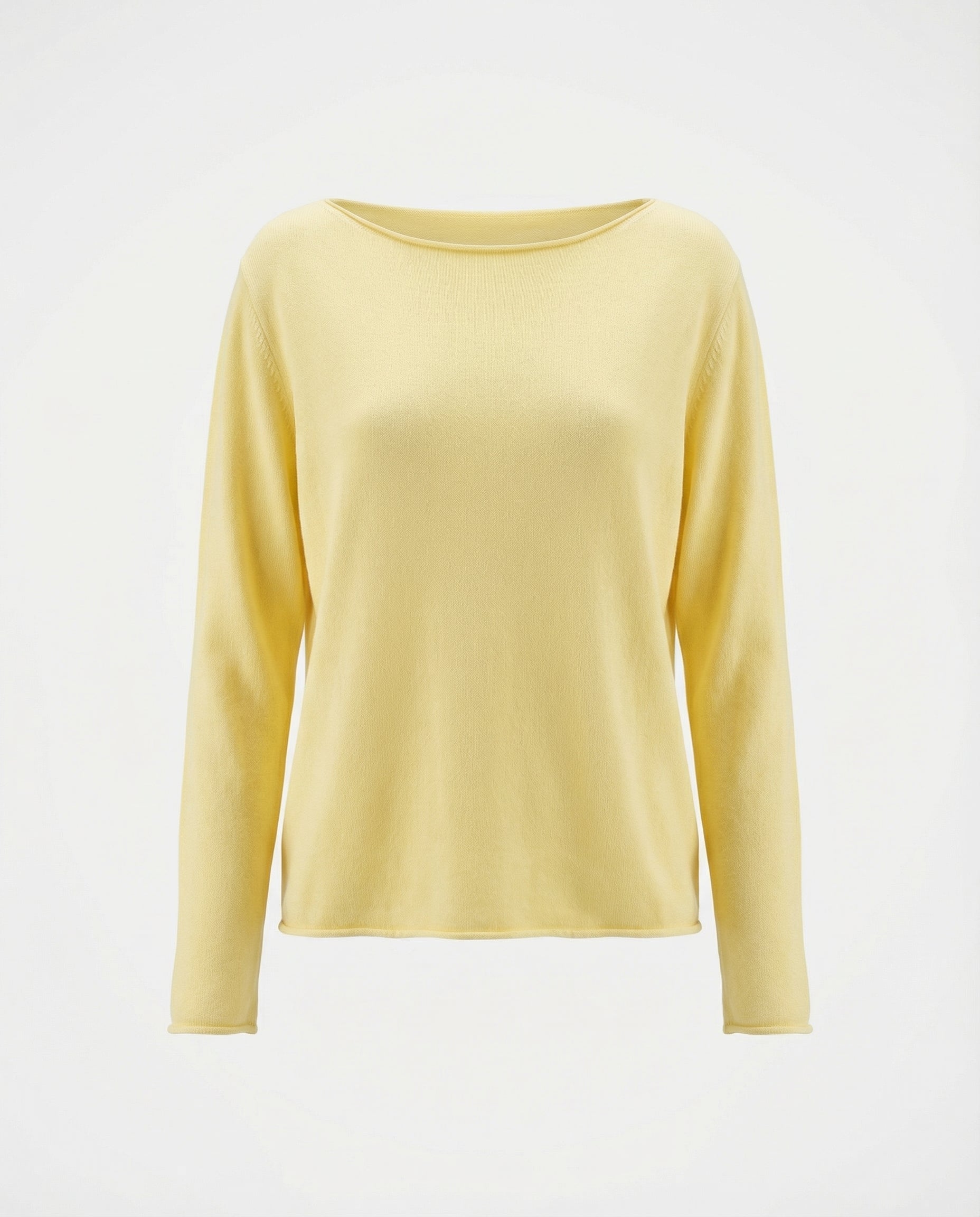 Maglia scollo a barchetta 100% cotone