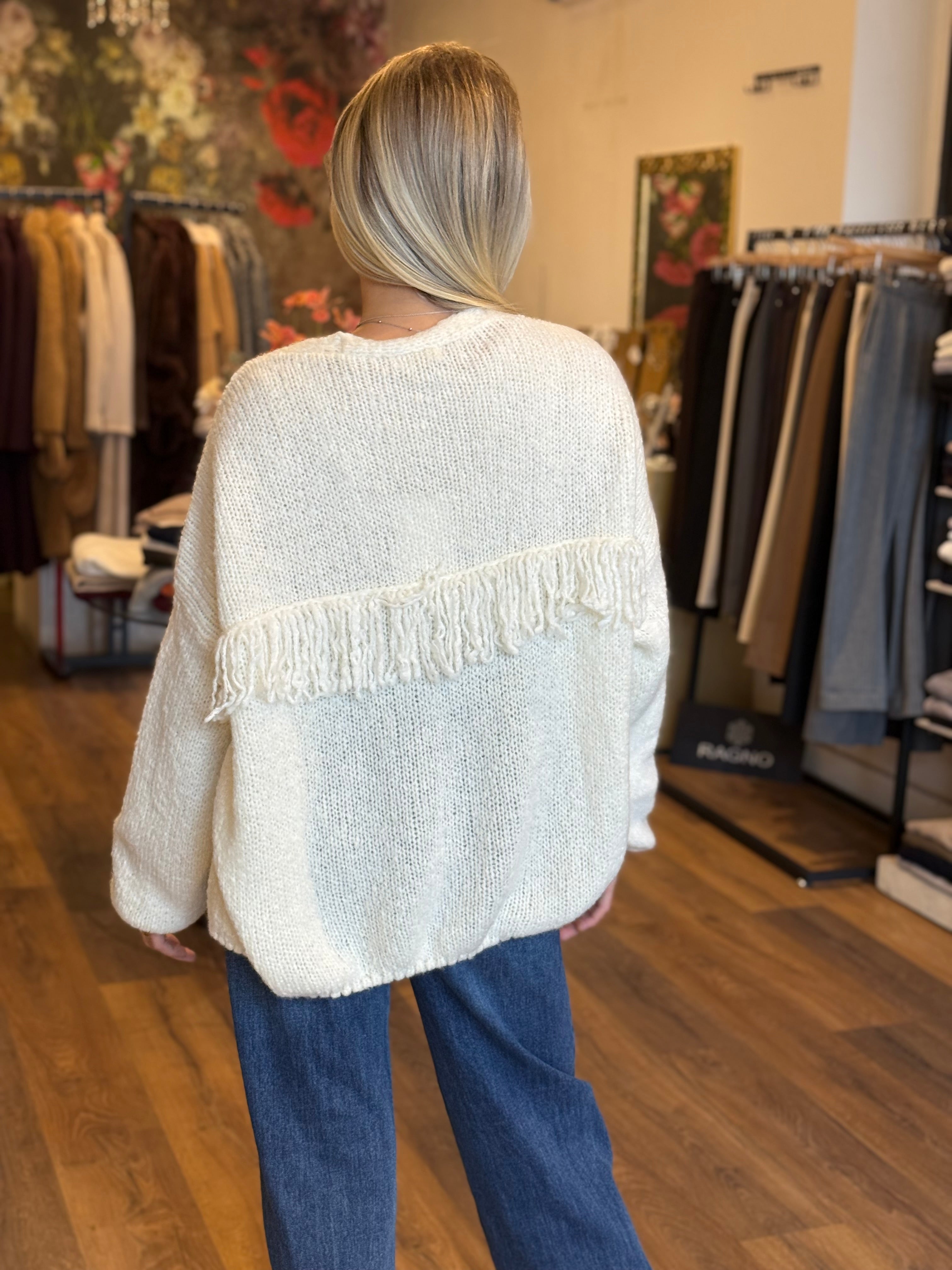 Cardigan con le frange Lokita