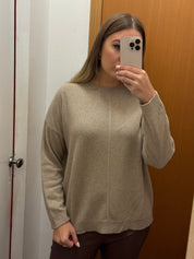 Maglia over misto lana & cashmere