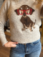 Maglia cagnolino misto lana e mohair Susy mix