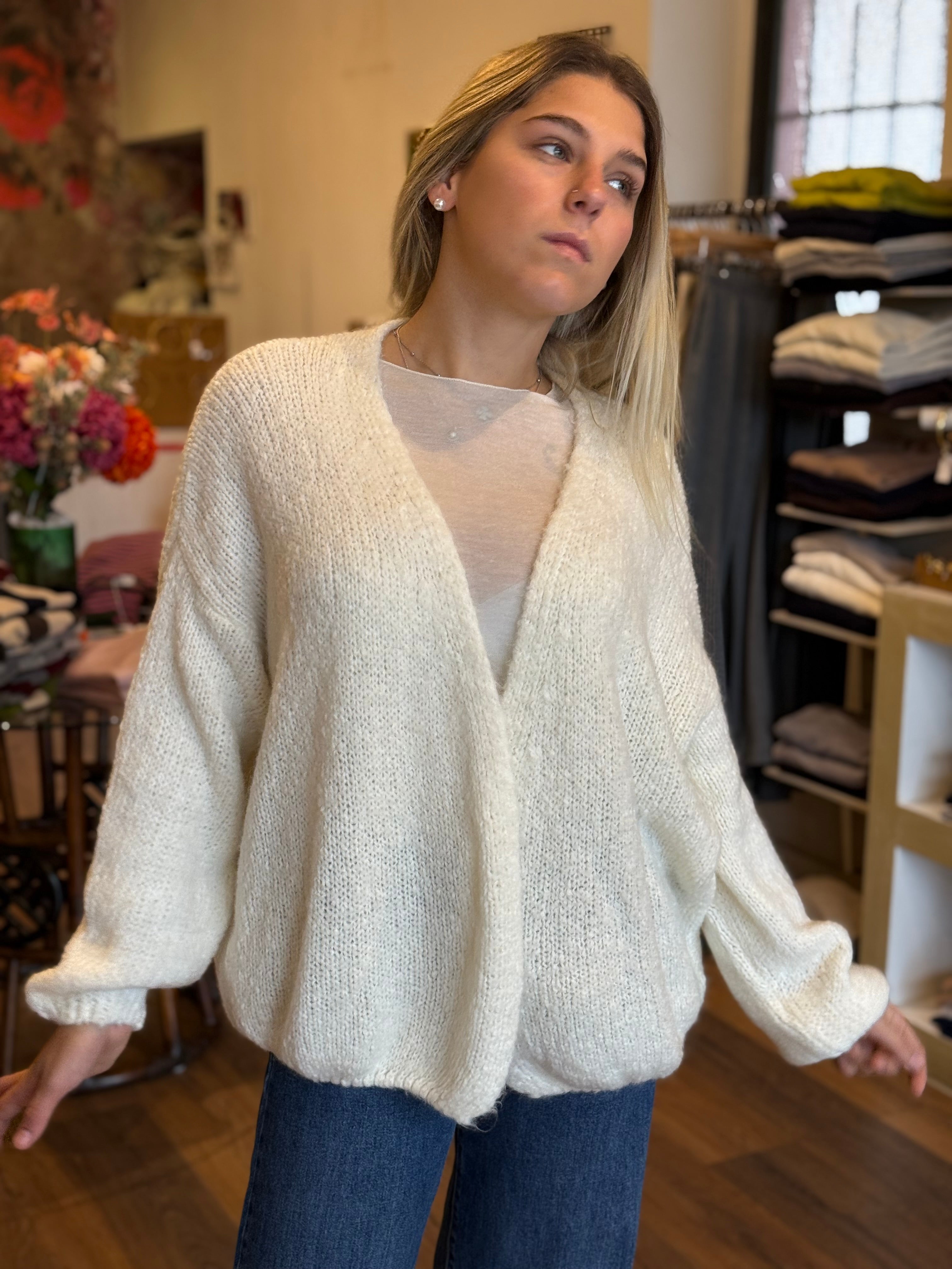 Cardigan con le frange Lokita