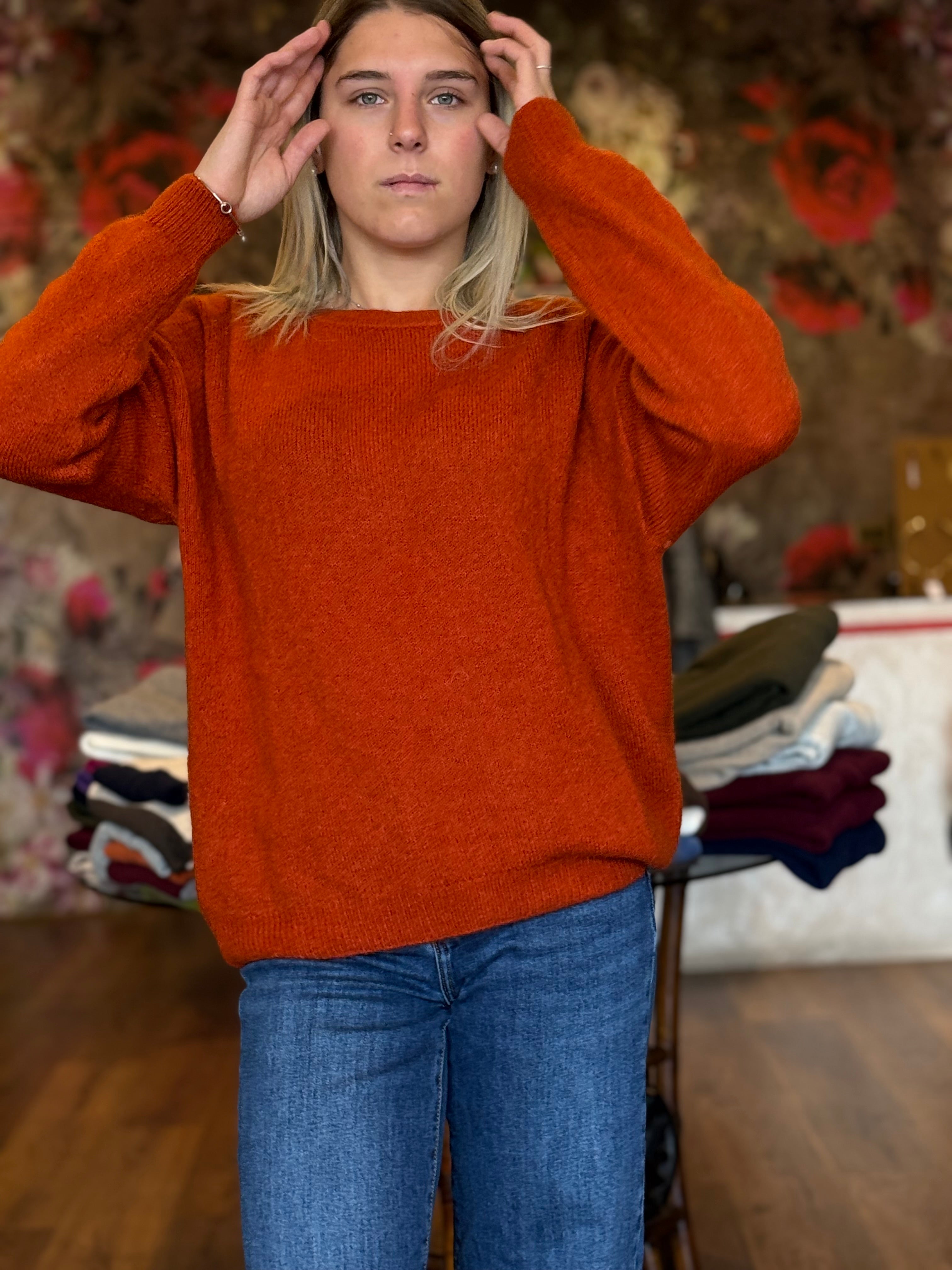 Maglia in kid mohair