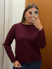 Girocollo misto lana cashmere