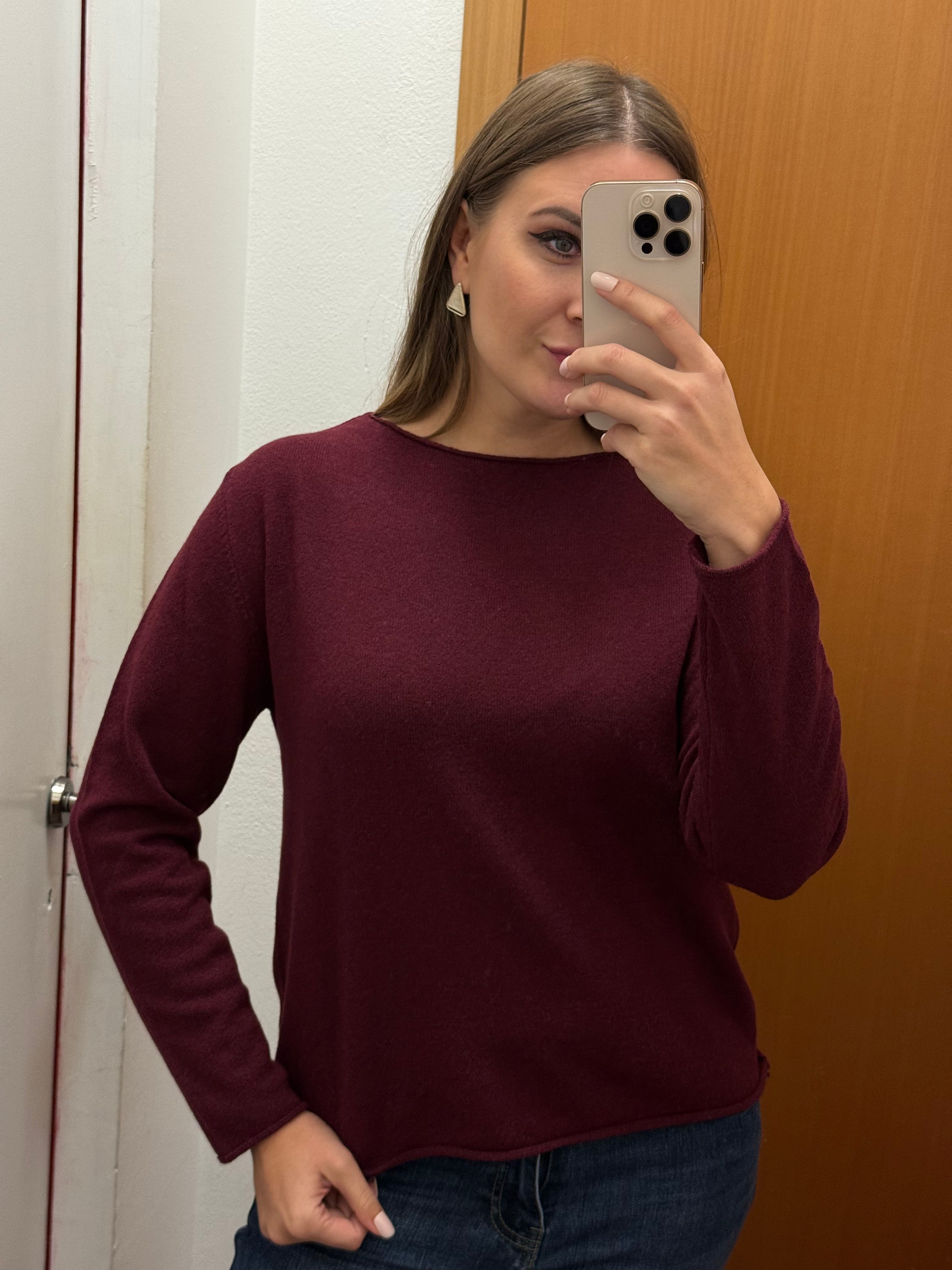 Girocollo misto lana cashmere