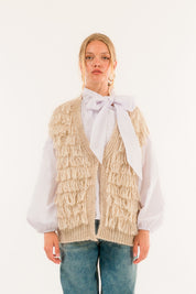 Gilet punto pannocchia Kontatto