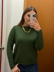 Girocollo misto lana cashmere