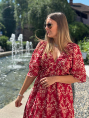 Abito in fantasia manica a kimono SusyMix