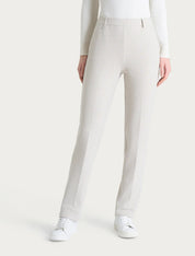 Pantalone in fantasia dritto con tasche in Eco Jacquard Ragno